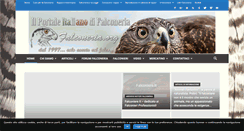 Desktop Screenshot of falconeria.org