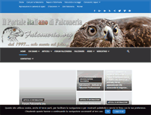 Tablet Screenshot of falconeria.org